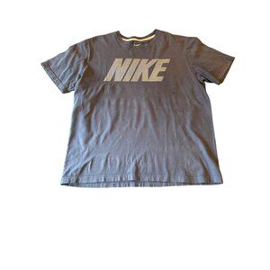 Nike Men's XL Navy Blue T-Shirt 100% Cotton Regular Fit